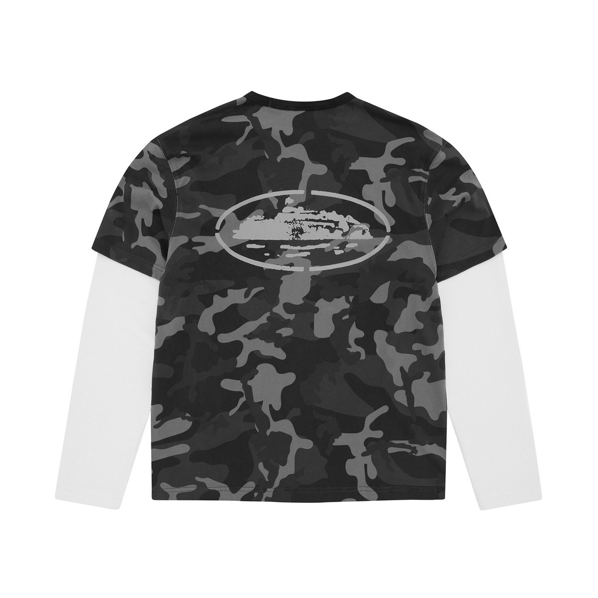 Corteiz Island Hybrid Thermal L/S - Black Camo