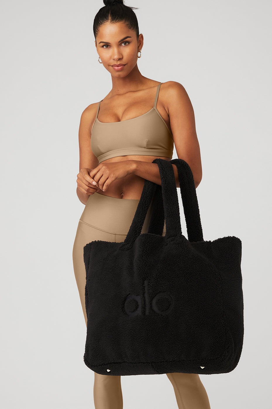 Tote Bag Foxy Sherpa Black