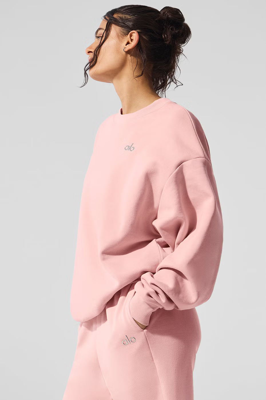 Crewneck Accolade Pink Quartz Sweater