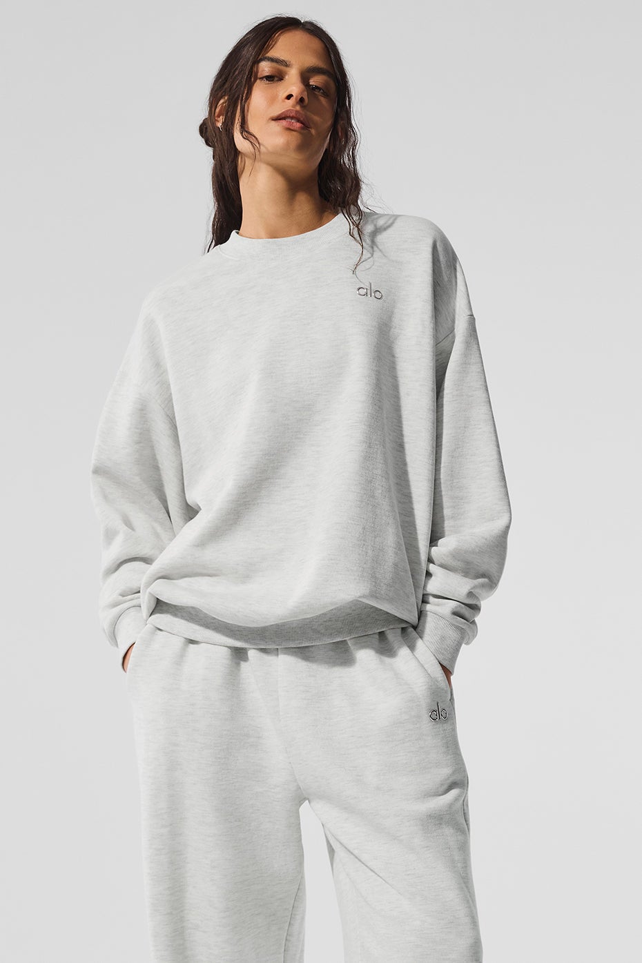 Crewneck Accolade Grey Sweater