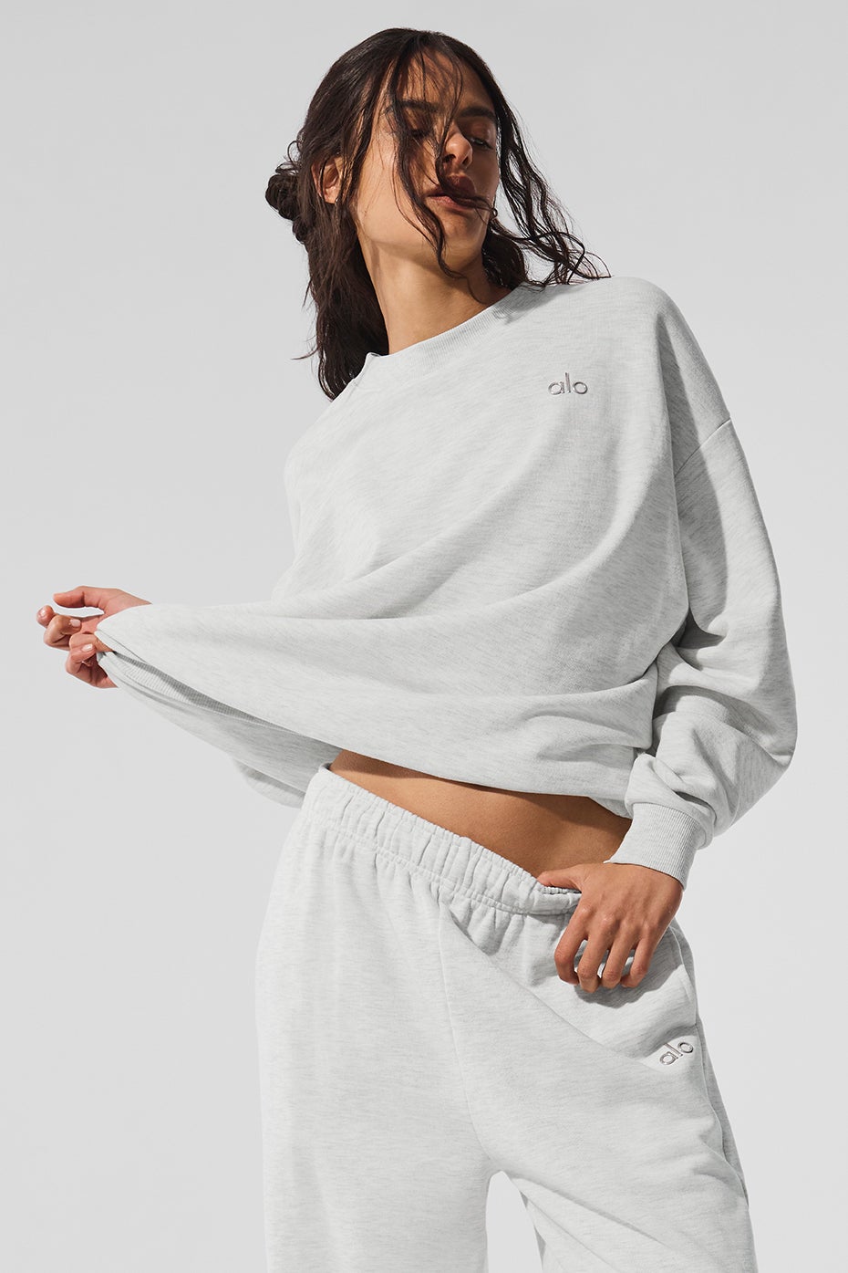Crewneck Accolade Grey Sweater