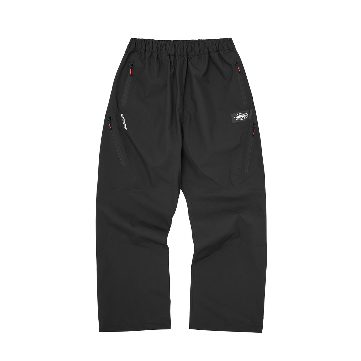 Corteiz Elitework Avalanche Shell Pant - Black