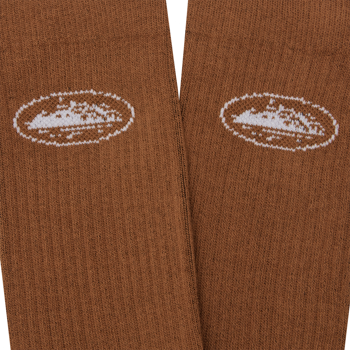 Corteiz Brown Alcatraz Socks - 2 Pack