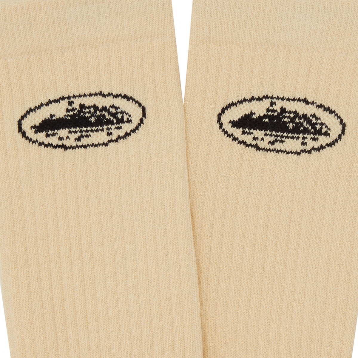 Corteiz Creme Alcatraz Socks - 2 Pack