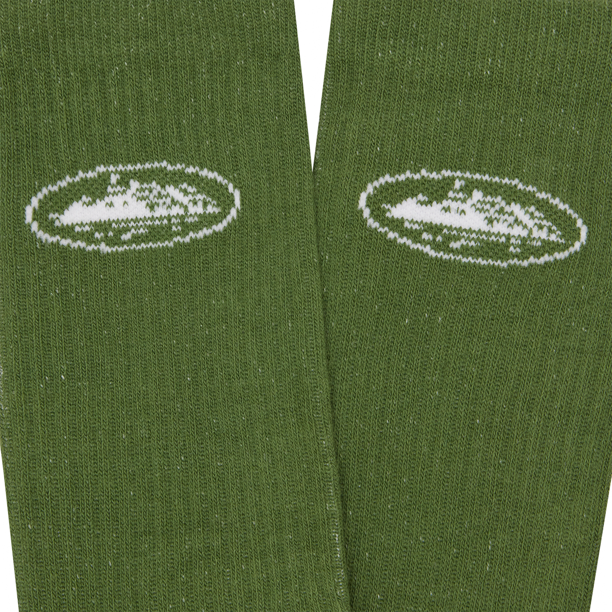 Corteiz Green Alcatraz Socks - 2 Pack