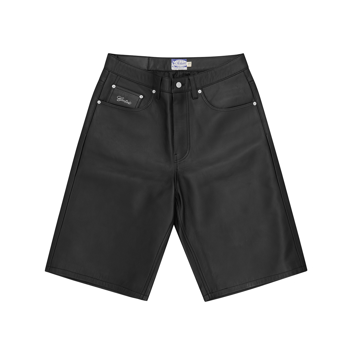 Corteiz Ardwear Leather Short - Black