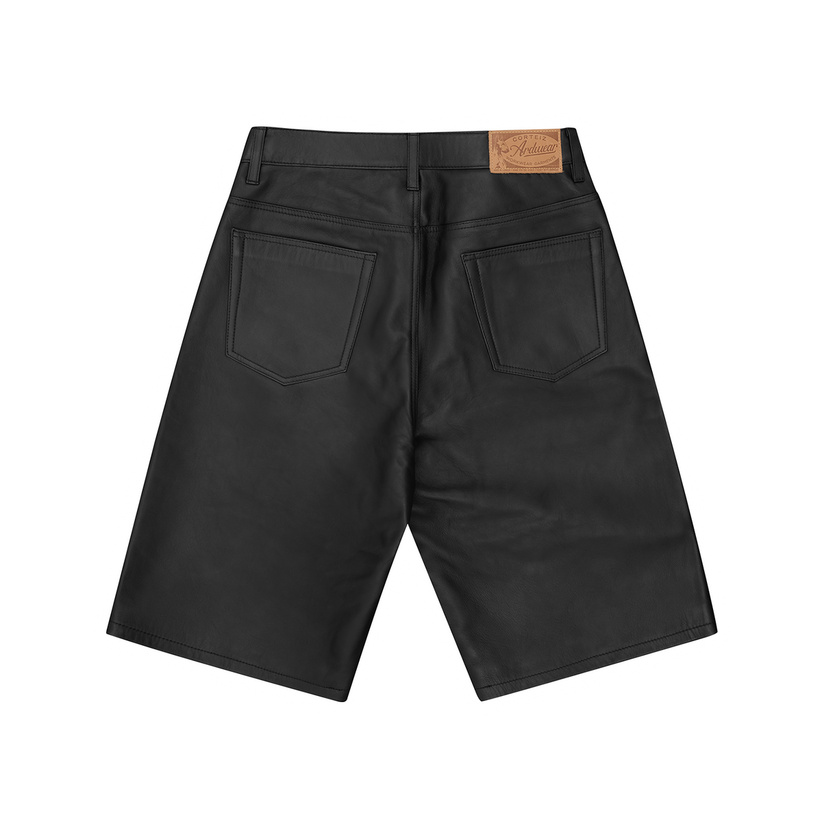 Corteiz Ardwear Leather Short - Black