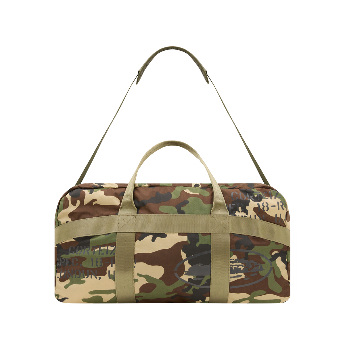 Corteiz Commando Duffle Bag - Woodland Camo