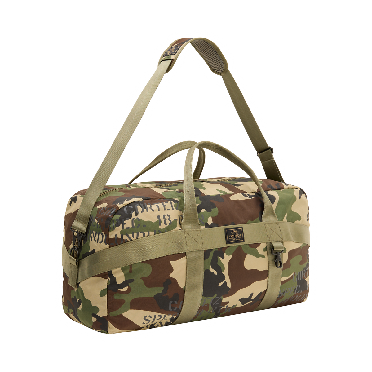 Corteiz Commando Duffle Bag - Woodland Camo