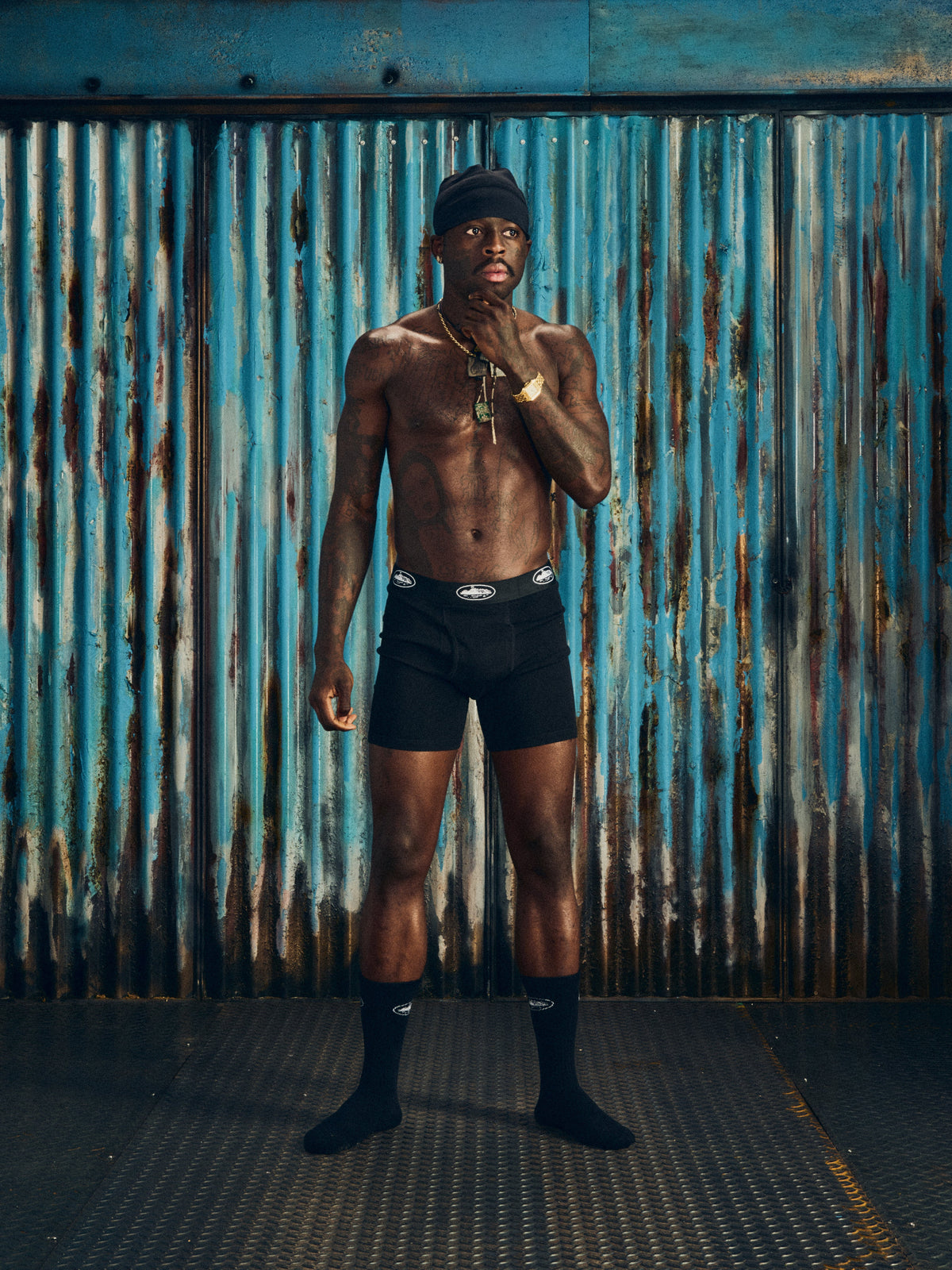 Corteiz Black Alcatraz Boxers - 3 Pack