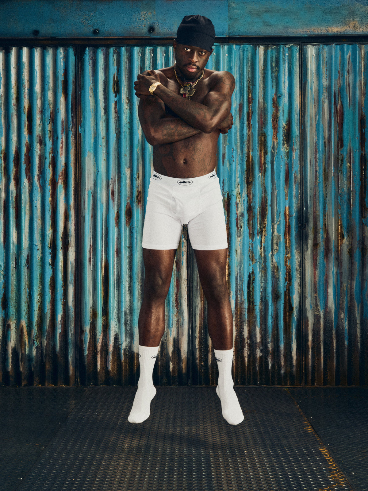 Corteiz White Alcatraz Boxers - 3 Pack