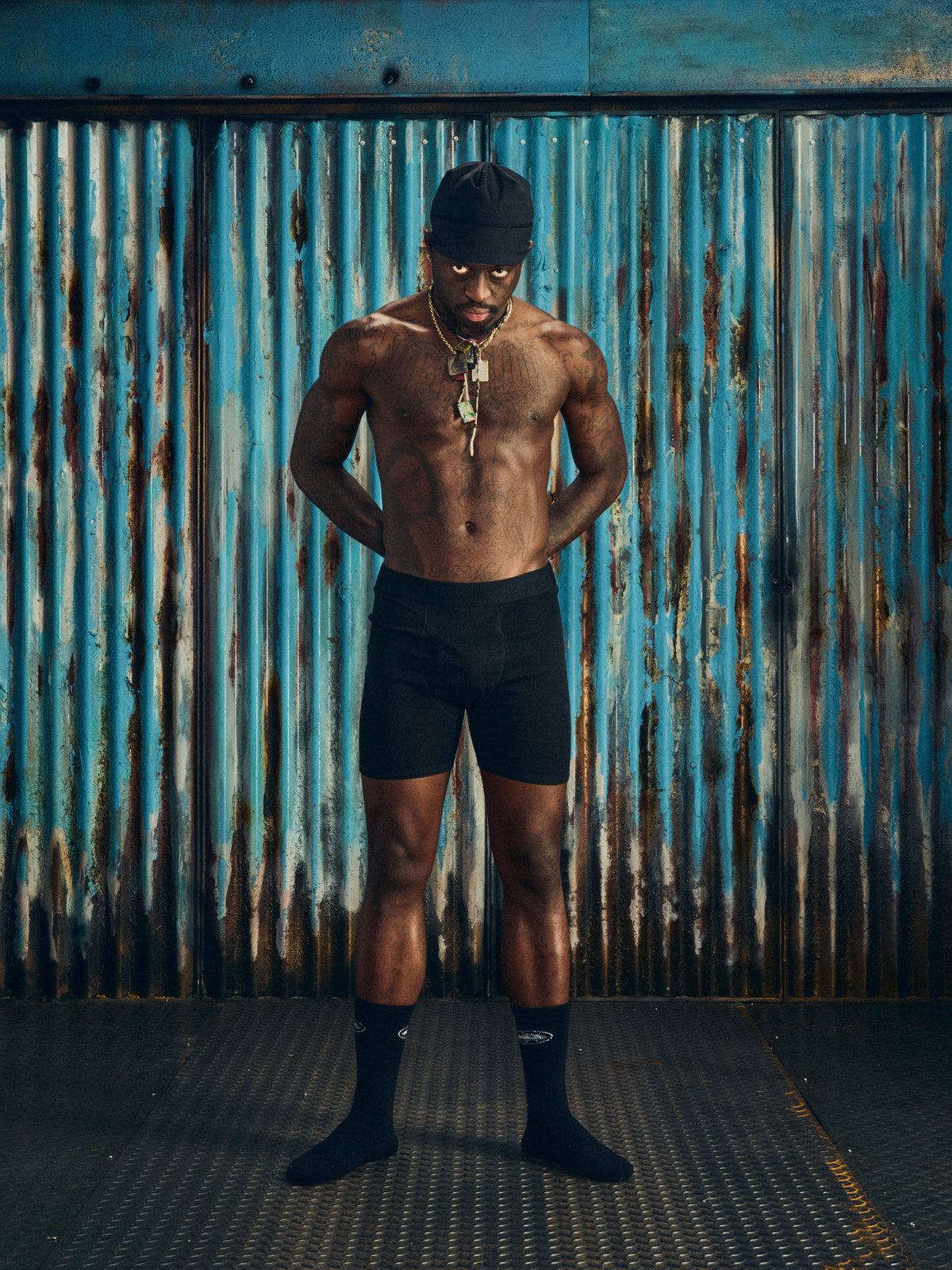 Corteiz Black Tonal Allstarz Boxers - 3 Pack