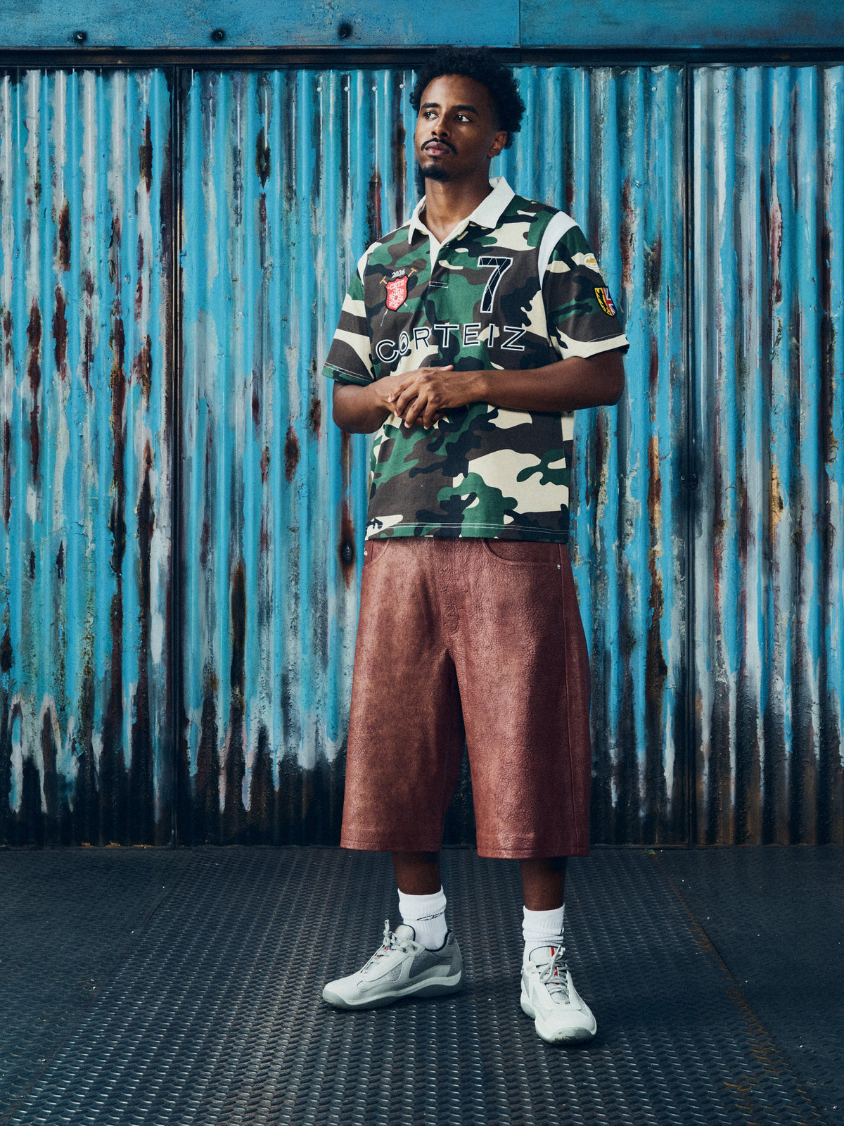 Corteiz Alpine Polo Shirt - Bach Camo