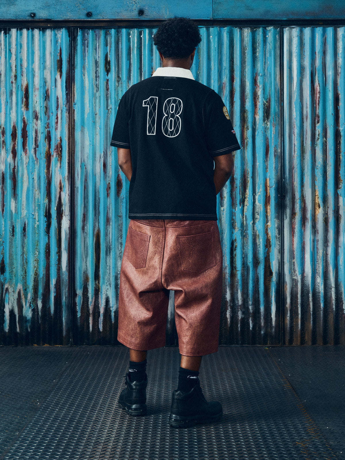 Corteiz Ardwear Leather Short - Rust