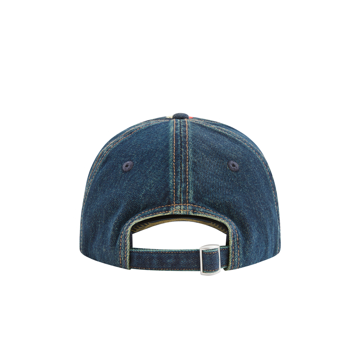 Corteiz Cross-stitch Denim Cap - Washed Indigo
