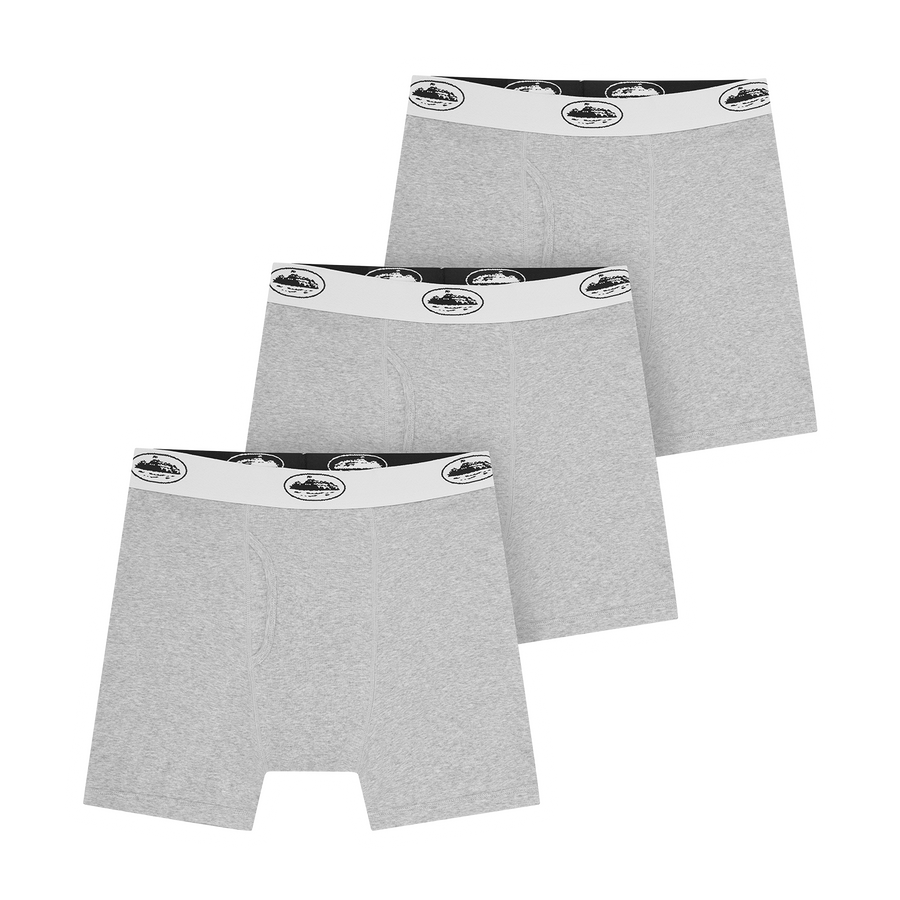 Corteiz Grey Alcatraz Boxers