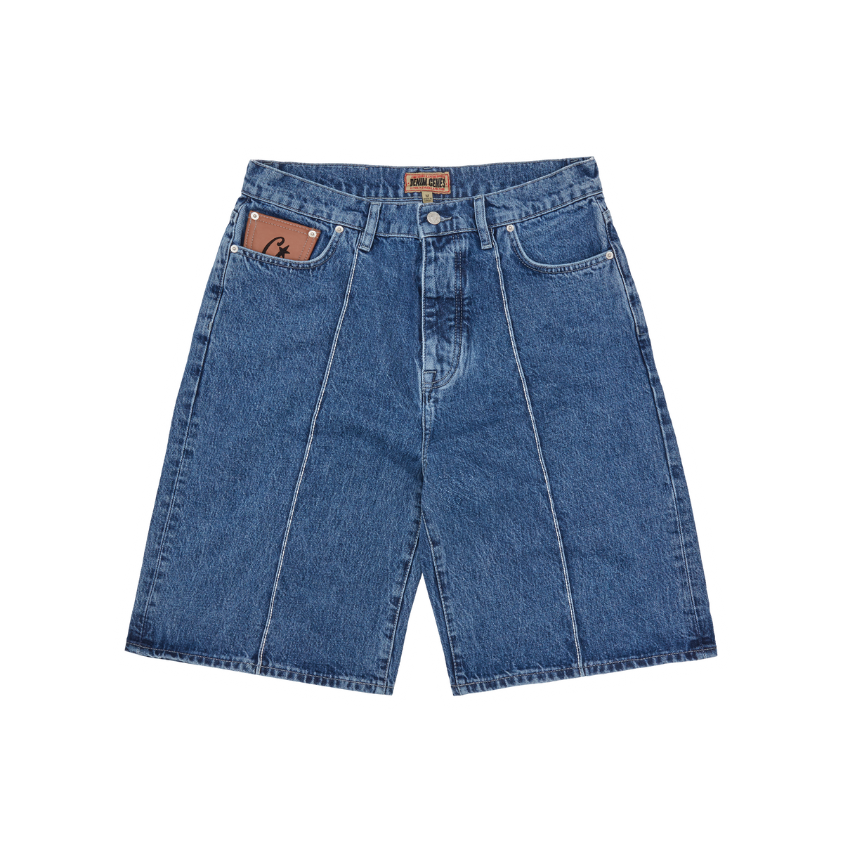Corteiz C-star Denim Short - Midwash