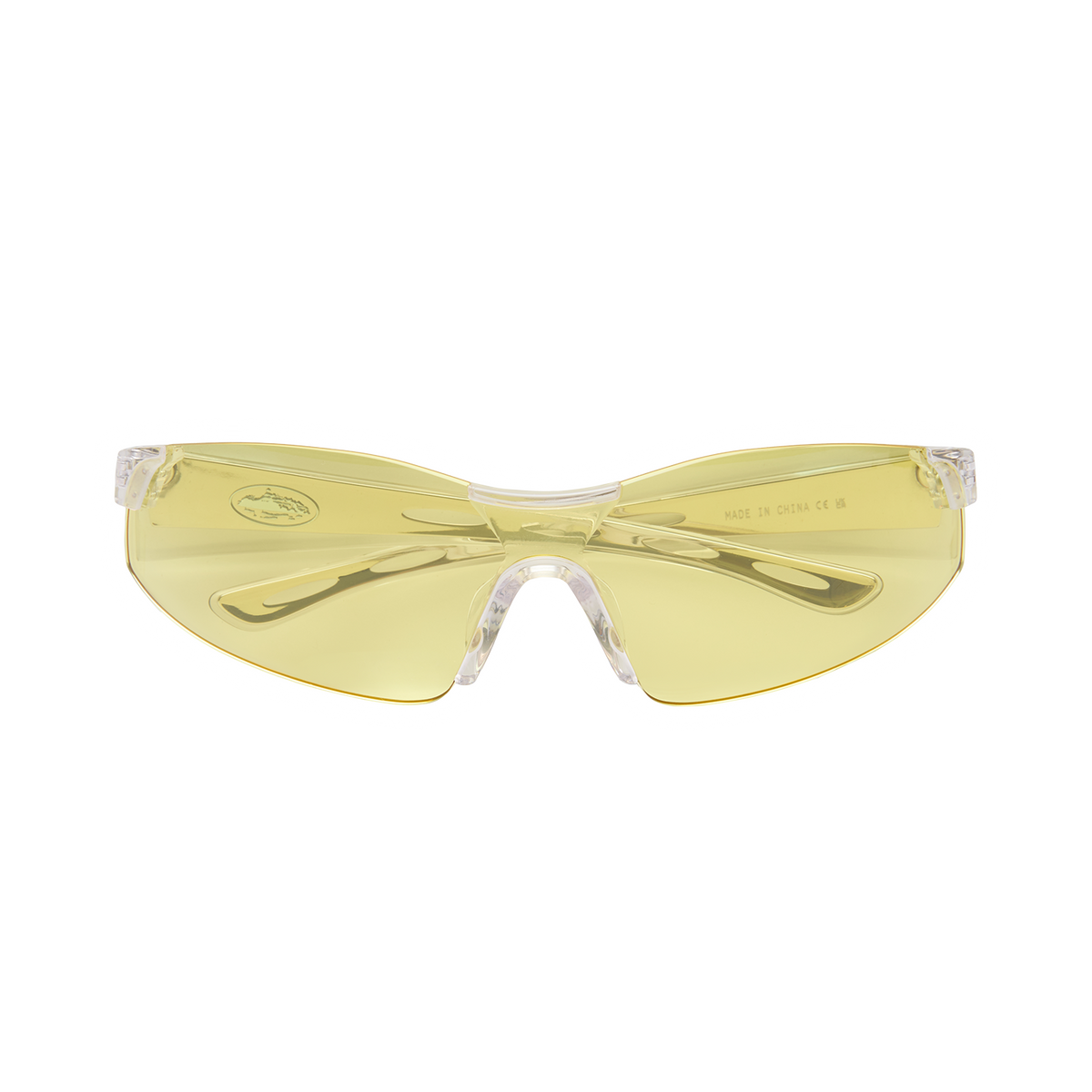 Corteiz GT3 Sports Sunglasses - Clear