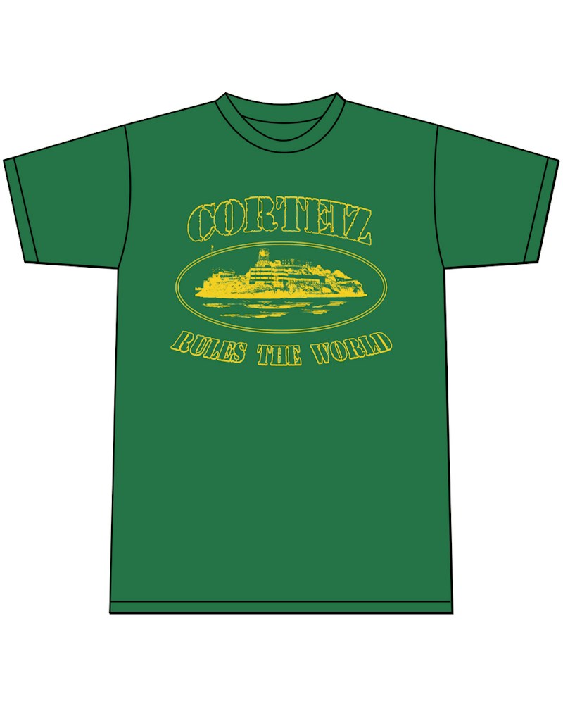 Corteiz 2019 OG Alcatraz T-shirt - Forest Green