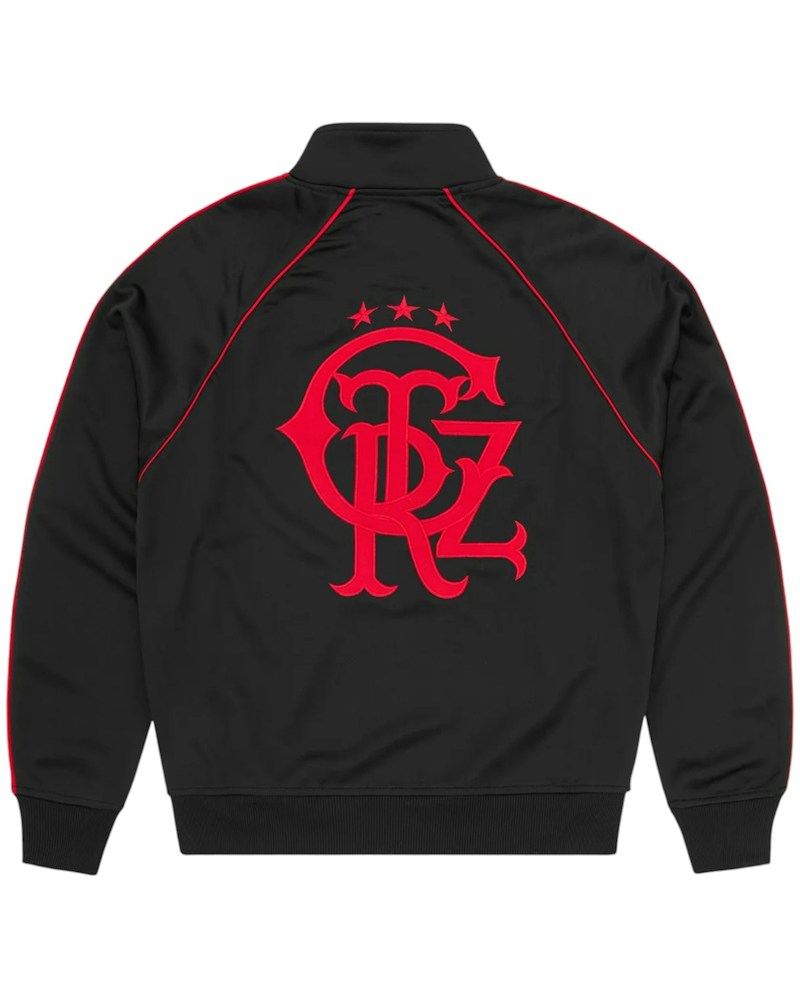 Corteiz 3 Star Crest Track Jacket - Black