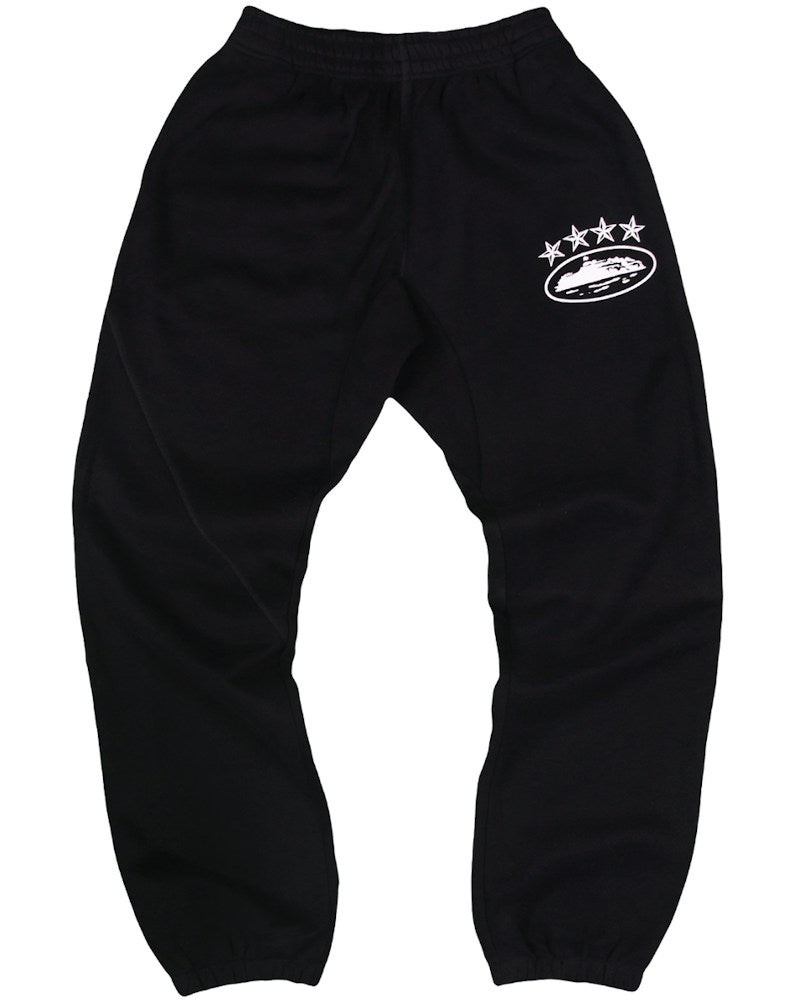 Corteiz 4Starz Alcatraz Sweatpants - Black