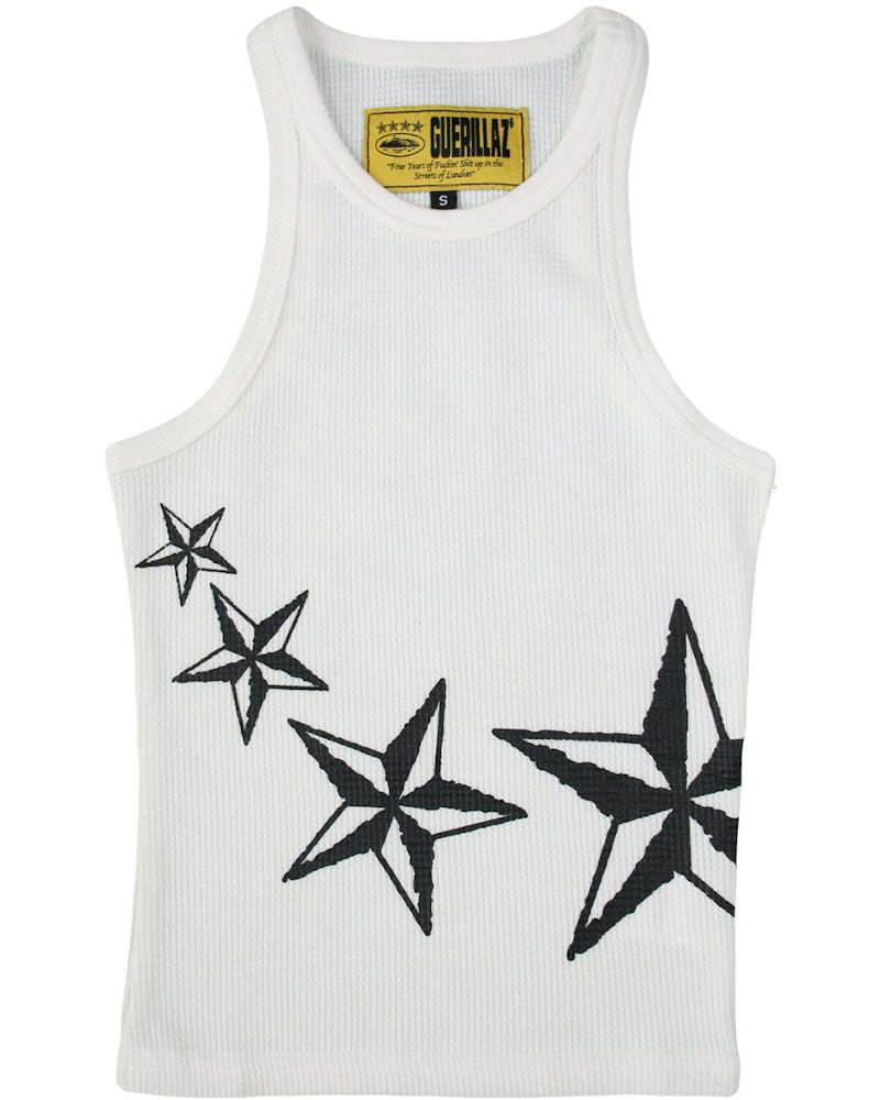 Corteiz 4Starz Motion Womens Tank Top - White
