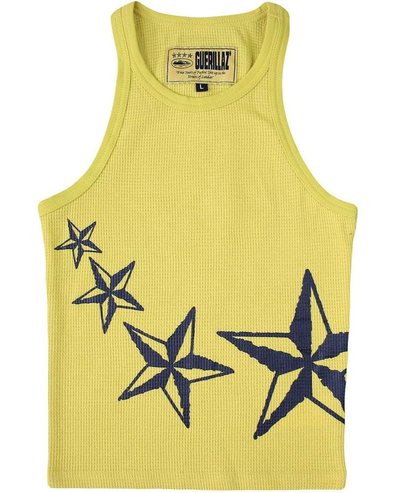 Corteiz 4Starz Motion Womens Tank Top - Yellow