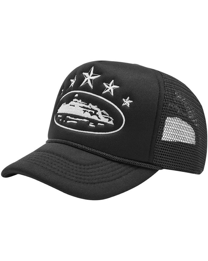 Corteiz 5 Starz Alcatraz Trucker - Black
