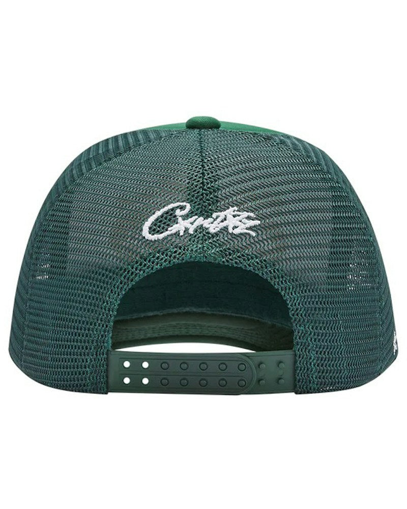 Corteiz 5 Starz Alcatraz Trucker - Green