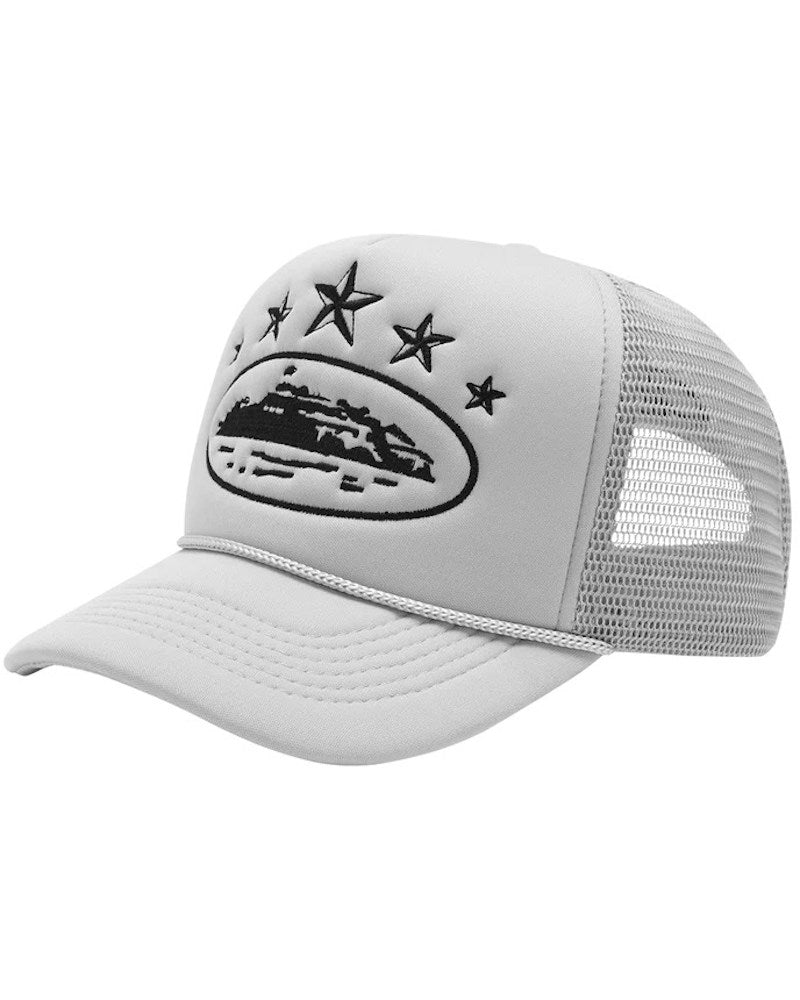 Corteiz 5 Starz Alcatraz Trucker - Grey