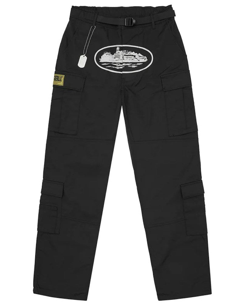 Corteiz 5 Starz Special Edition Black Guerillaz Cargo Pant - Black