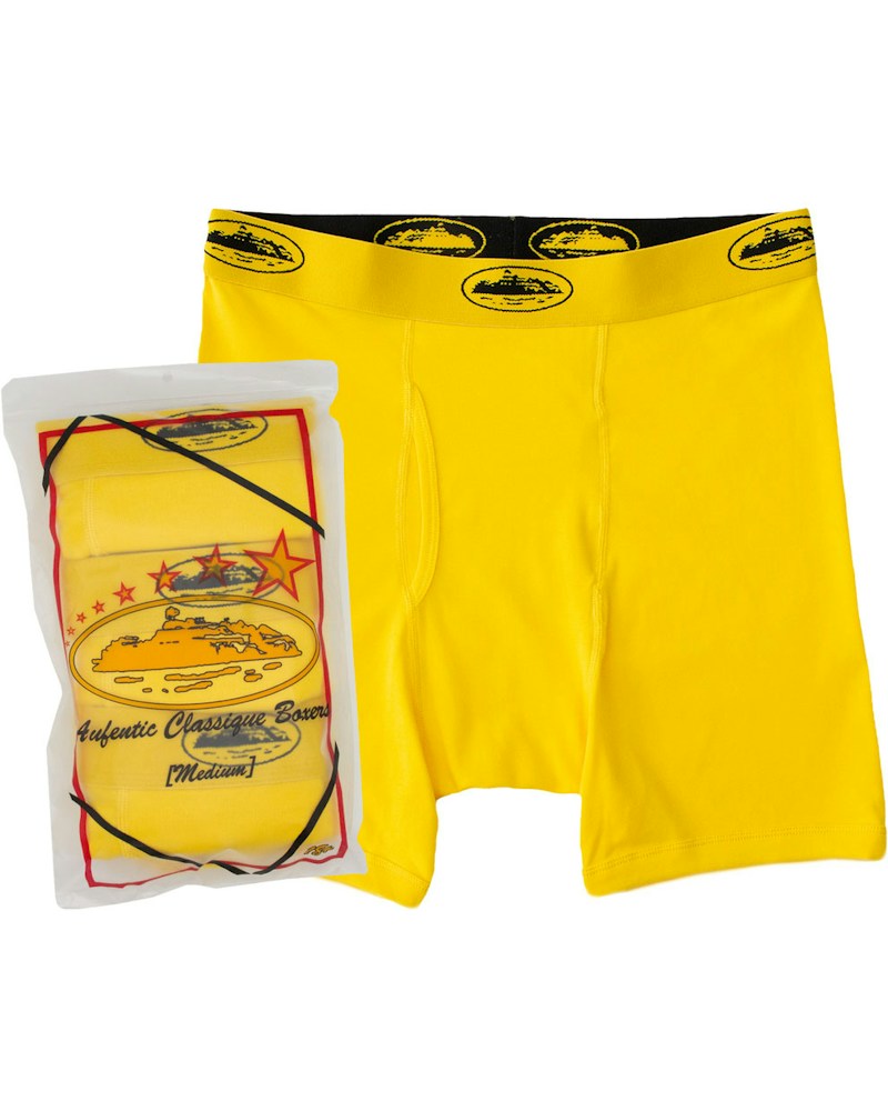 Corteiz Alc Boxers (3 Pack) - Yellow