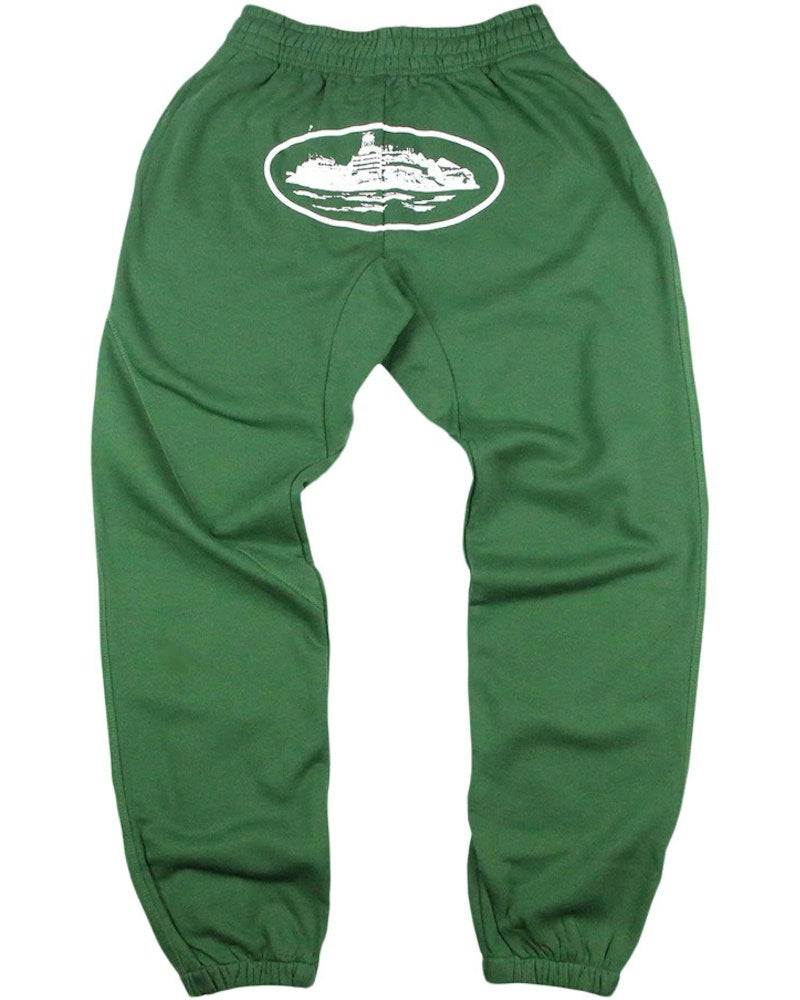 Corteiz Alcatraz Bottoms - Green/White