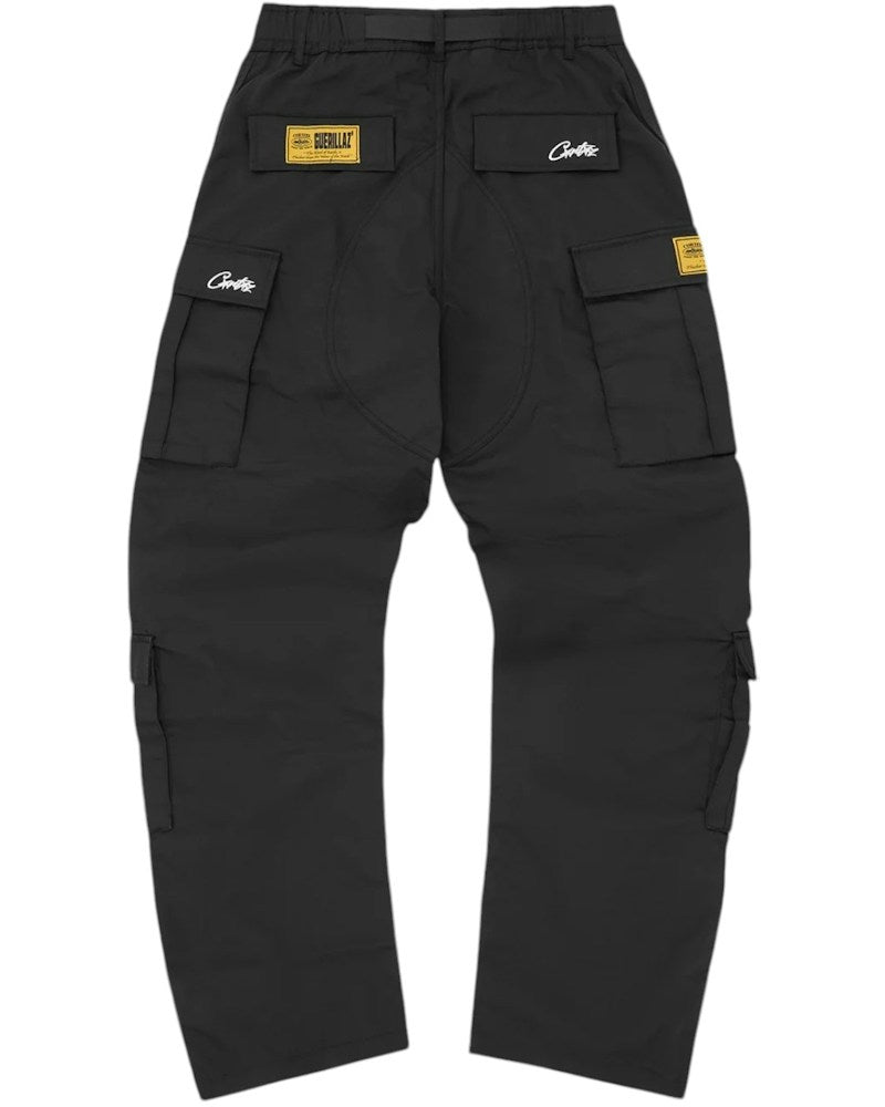Corteiz Alcatraz Cargo Pant - Black