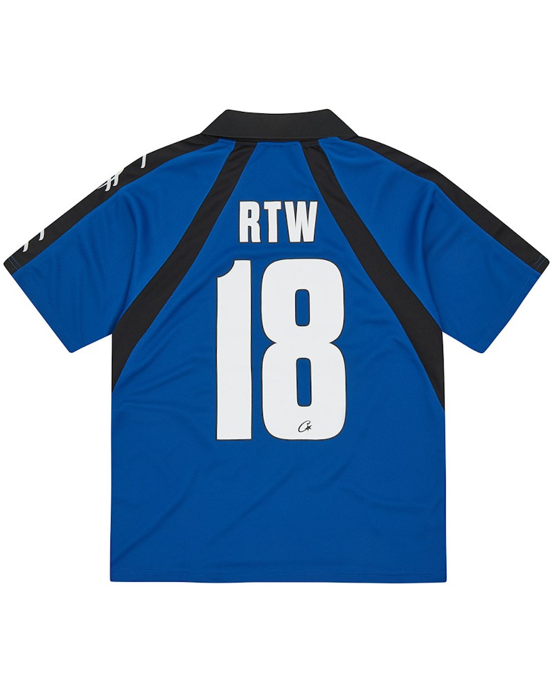 Corteiz Alcatraz Football Jersey - Navy
