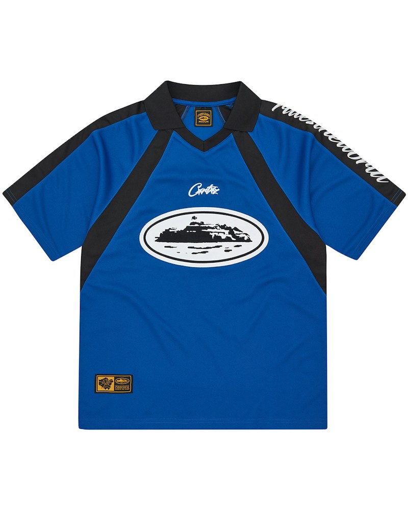 Corteiz Alcatraz Football Jersey - Navy