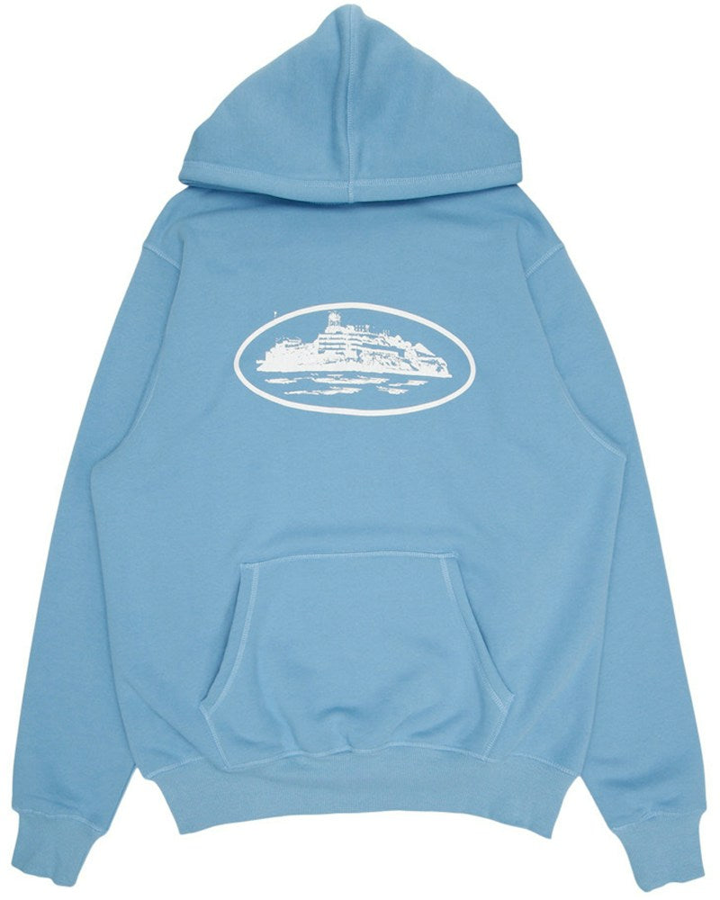 Corteiz Alcatraz Hoodie - Baby Blu