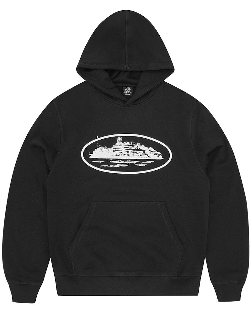 Corteiz Alcatraz Hoodie - Black