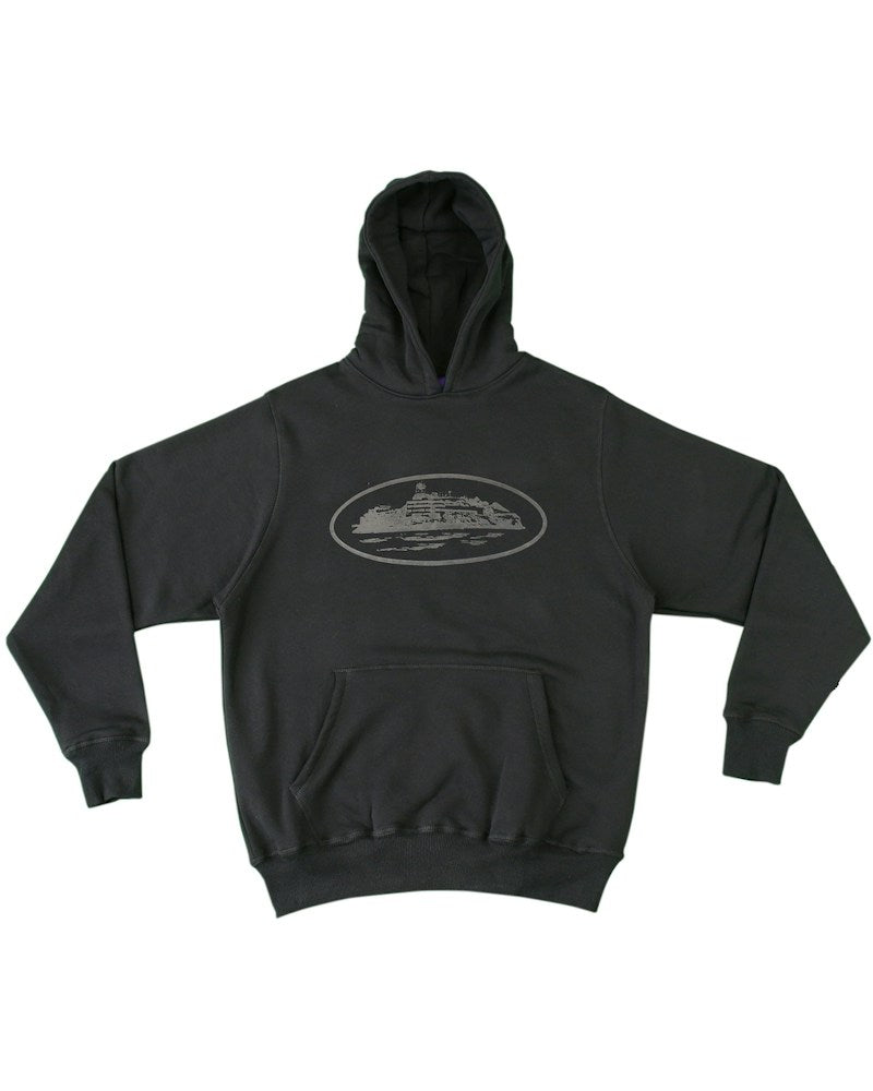 Corteiz Alcatraz Hoodie - Triple Black