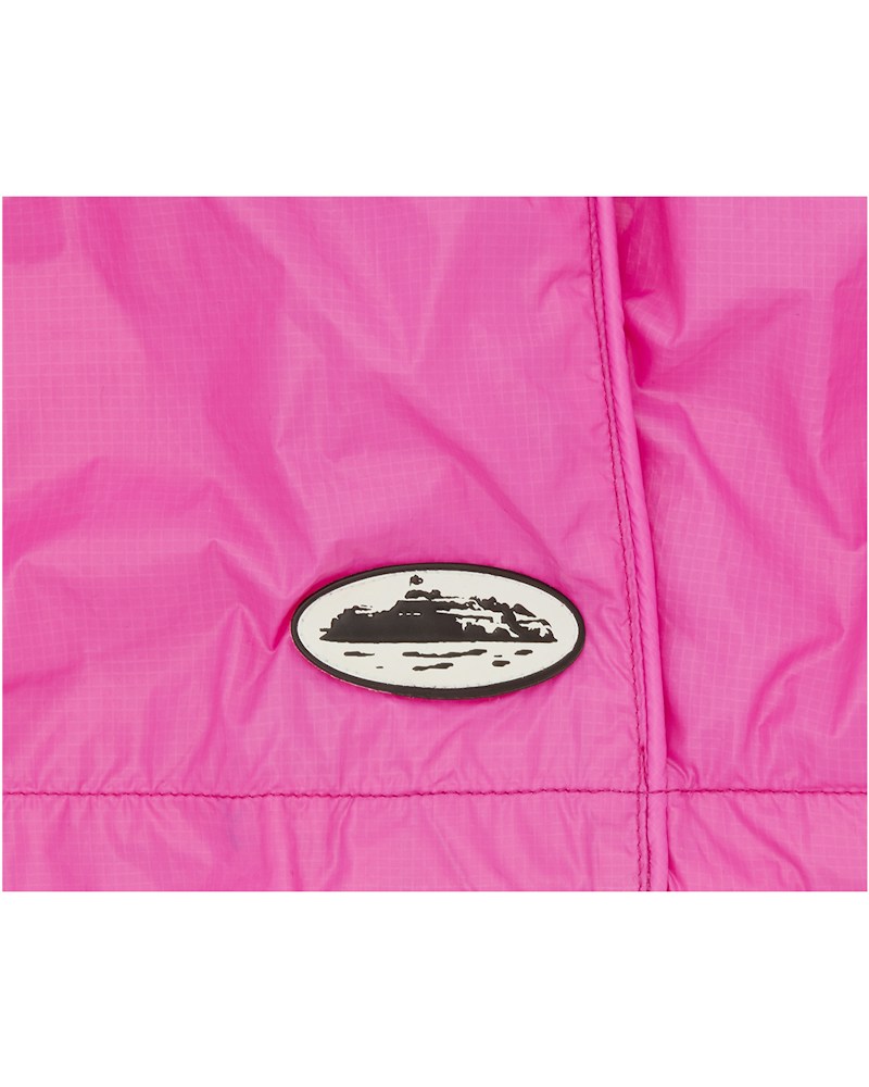 Corteiz Alcatraz Nylon Patch Shorts - Hot Pink