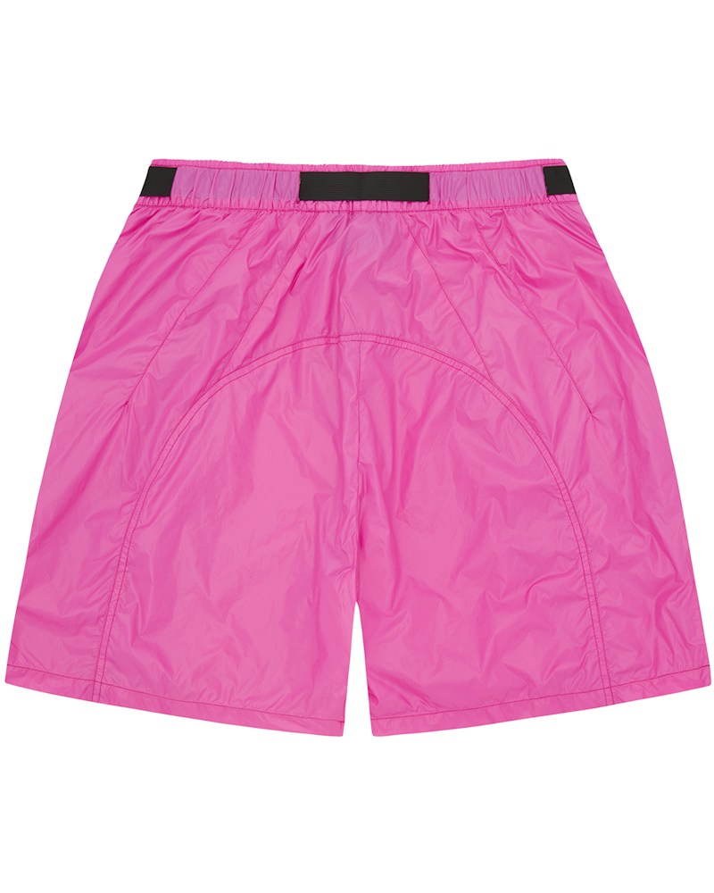 Corteiz Alcatraz Nylon Patch Shorts - Hot Pink