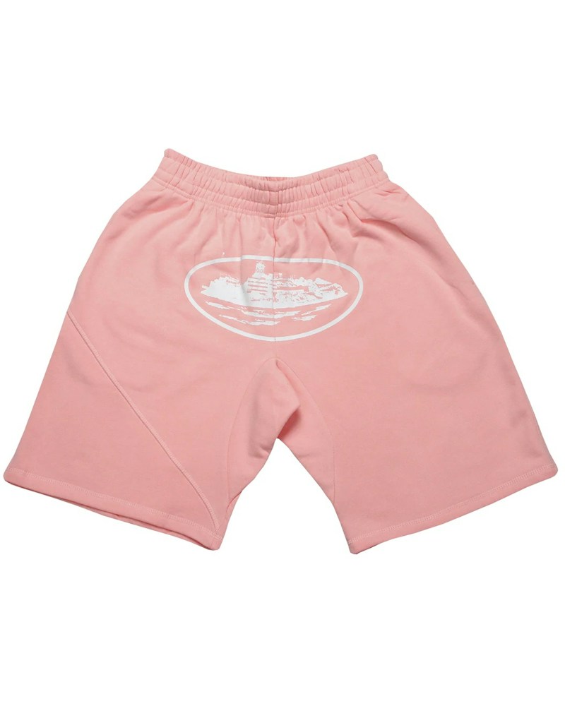 Corteiz Alcatraz Shorts - Baby Pink
