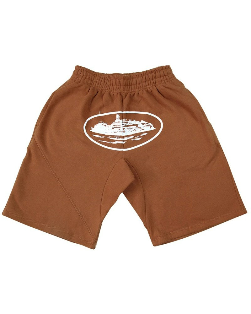 Corteiz Alcatraz Shorts - Hazel