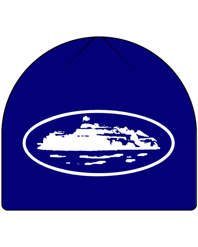Corteiz Alcatraz Skully - Royal Blue