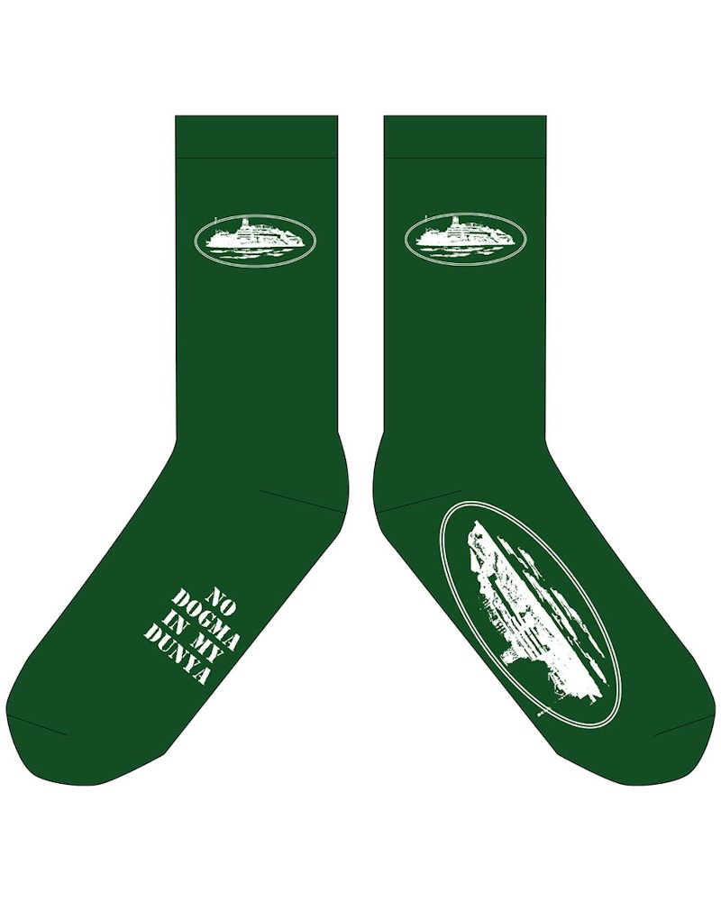 Corteiz Alcatraz Socks - Green