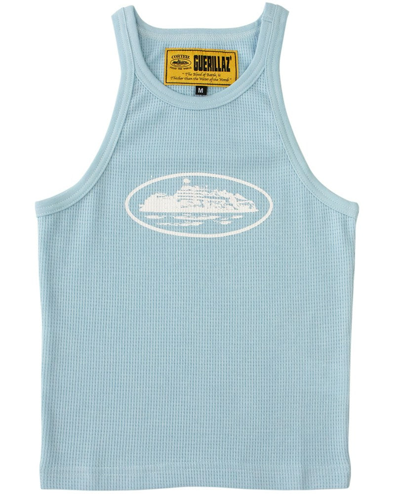 Corteiz Alcatraz Tank Top - Baby Blue