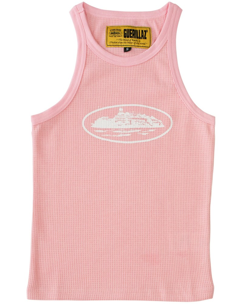 Corteiz Alcatraz Tank Top - Baby Pink