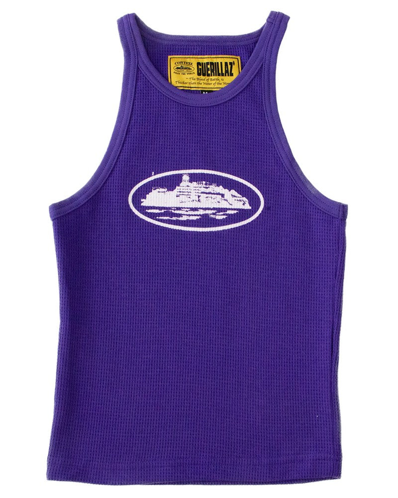 Corteiz Alcatraz Tank Top (Women's) - Purple/White