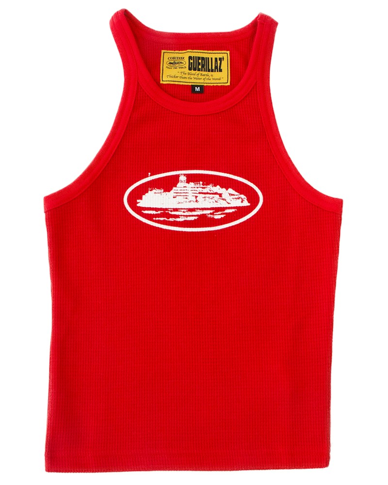 Corteiz Alcatraz Tank Top (Women's) - Red/White