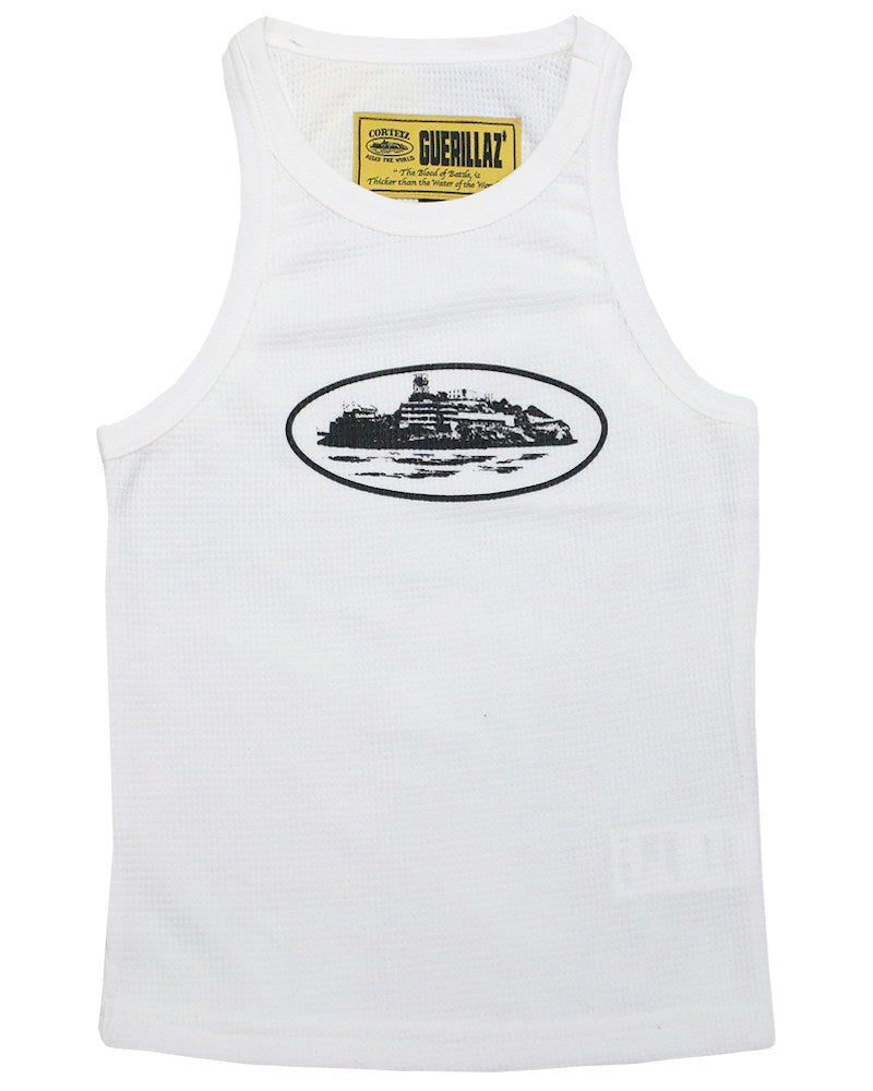 Corteiz Alcatraz Tank Top (Women's) - White/Black
